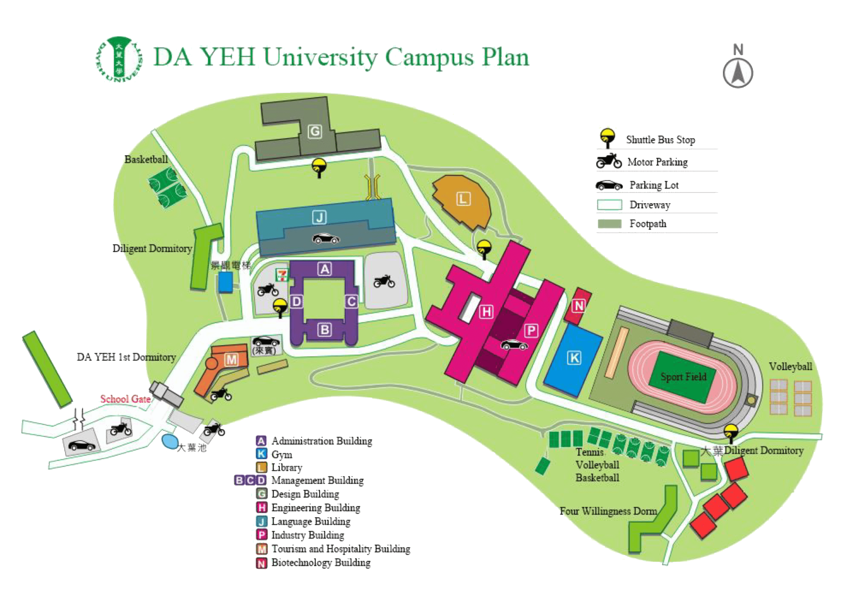 Daye University Campus Plan